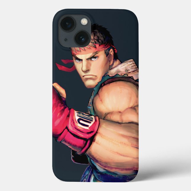 Ryu with Fist Raised Case-Mate iPhone Case (Back)