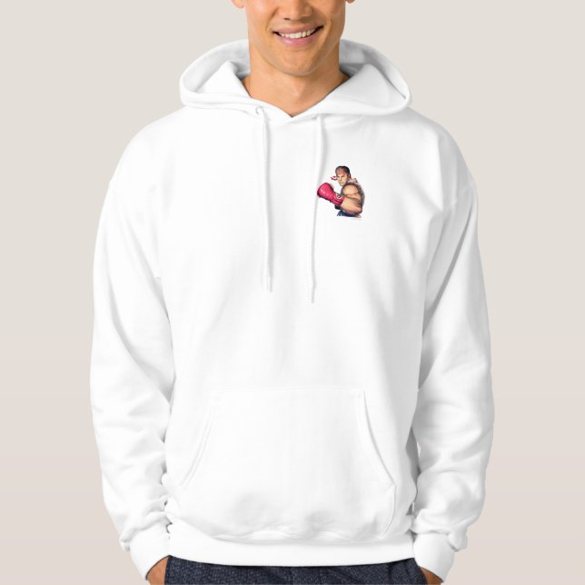 Ryu with Fist Raised Hoodie (Front)