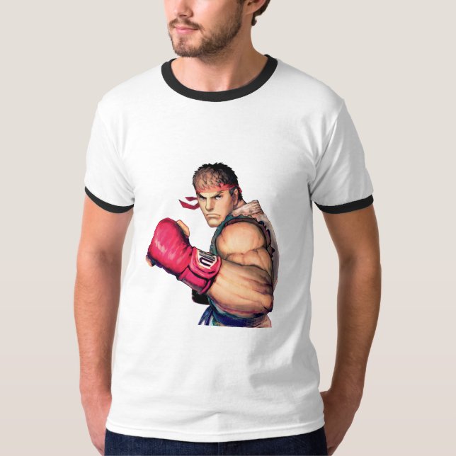 Ryu with Fist Raised T-Shirt (Front)