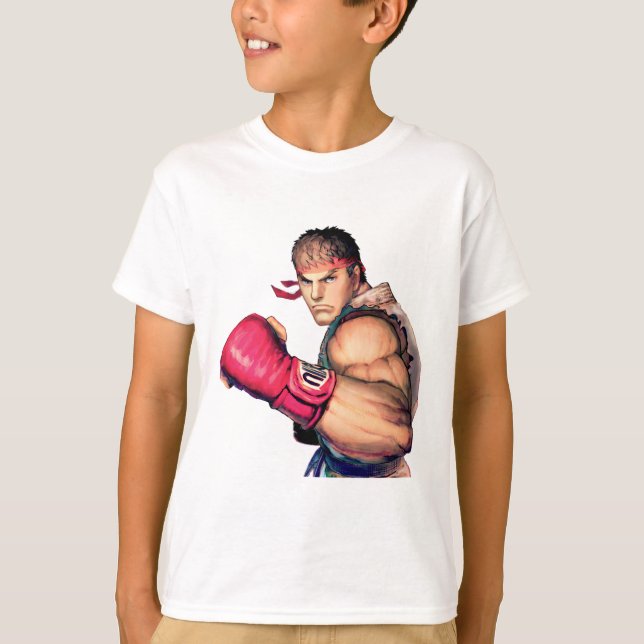 Ryu with Fist Raised T-Shirt (Front)