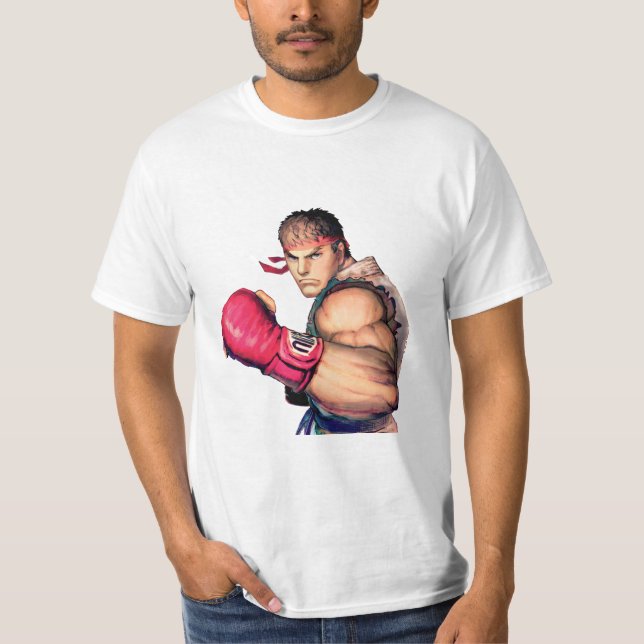 Ryu with Fist Raised T-Shirt (Front)