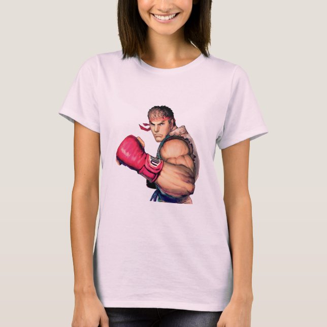 Ryu with Fist Raised T-Shirt (Front)