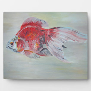 Ryukin Goldfish Acrylic Painting Plaque