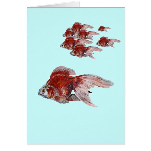  Ryukin Goldfish Isolated