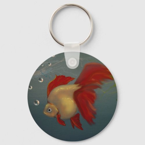 Ryukin Goldfish Keychain