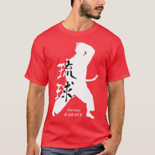 Ryukyu Okinawa Karate White T-Shirt