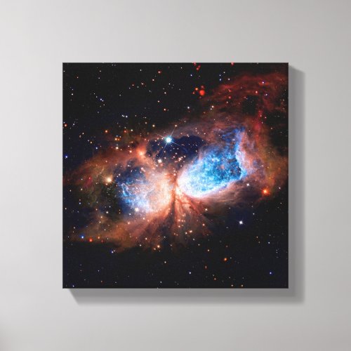 S106 Star Forming Region _ NASA Hubble Space Photo Canvas Print
