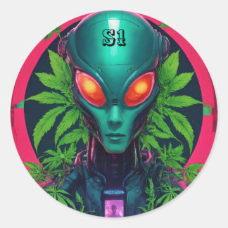 S1 CLASSIC ROUND STICKER