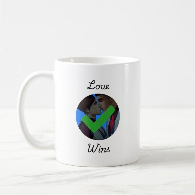 S1 Jayvik Love Wins Coffee Mug (Left)