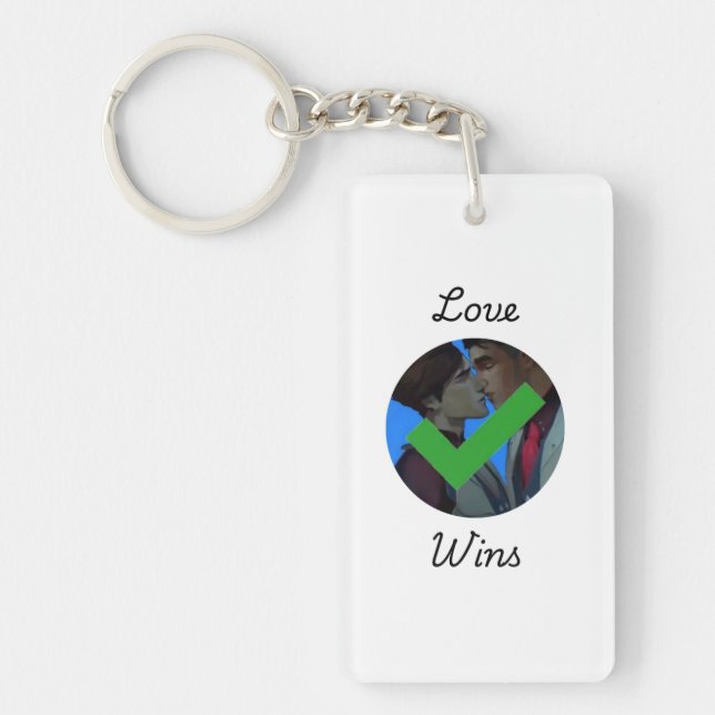S1 Jayvik Love Wins Keychain (Front)