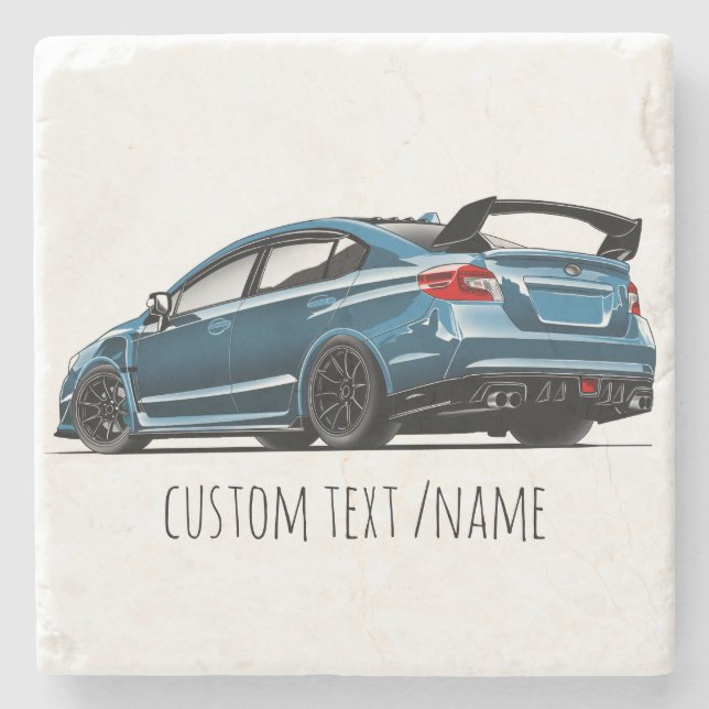 s205 rear angle drawing  stone coaster (Front)