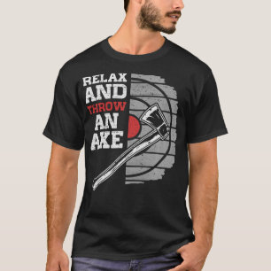 S2 Axe Throwing Axe Thrower Throwing Axes (40) T-Shirt