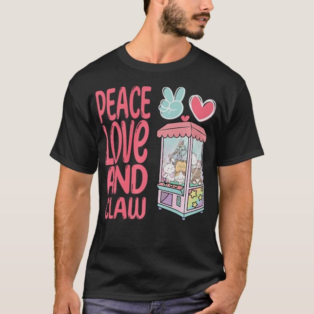 S2 Claw Machine Crane Arcade Plush Grabber (46) T-Shirt (Front)