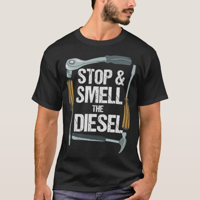 S2 Diesel Truck Diesel Trucker (67) T-Shirt (Front)