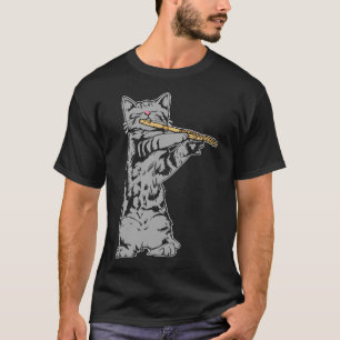 S2 Flute Player Flutist Flautist (114) T-Shirt