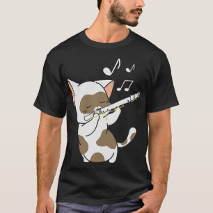 S2 Flute Player Flutist Flautist (189) T-Shirt