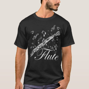 S2 Flute Player Flutist Flautist (213) T-Shirt