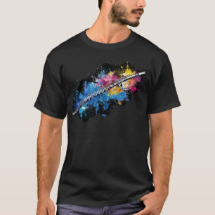 S2 Flute Player Flutist Flautist (303) T-Shirt