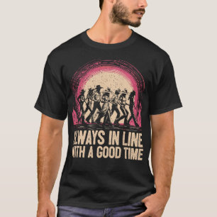 S2 Line Dancing Line Dance Line Dancer (51) T-Shirt