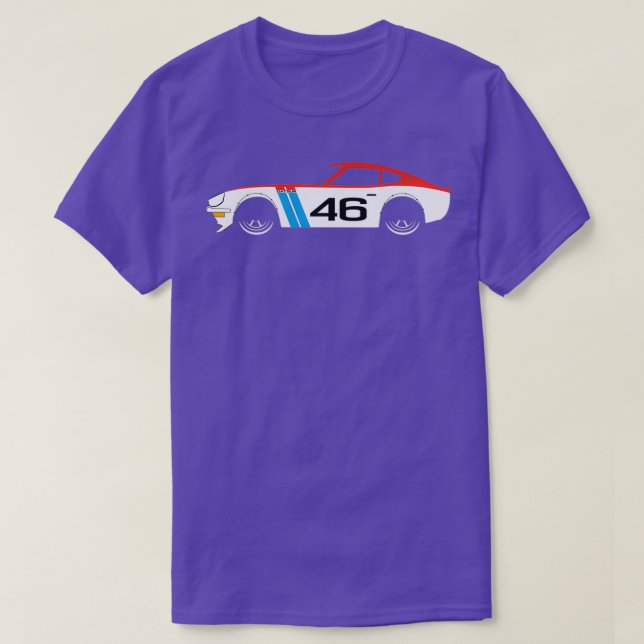 S30 in Datsun Racing Livery T-Shirt (Design Front)
