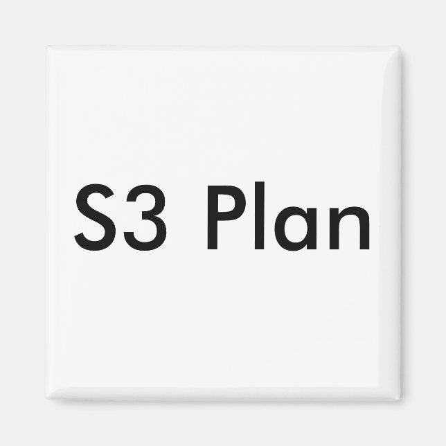 S3 Plan Magnet (Front)