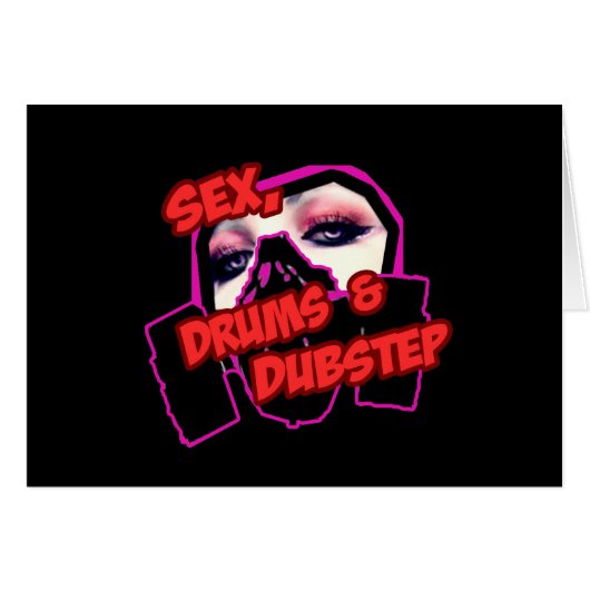 S3X DRUMS and DUBSTEP Cards (Front Horizontal)