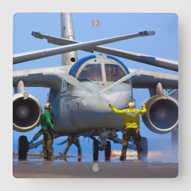 S-3 VIKING SQUARE WALL CLOCK (Front)