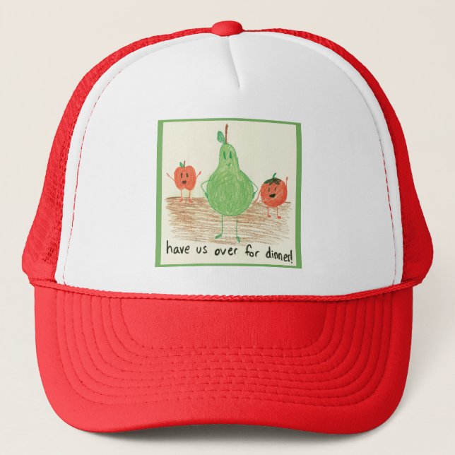 s Art, Red Trucker Hat (Front)