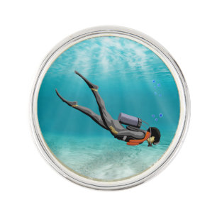S.C.U.B.A. Diver Lapel Pin