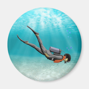 S.C.U.B.A. Diver Magnet