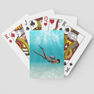 S.C.U.B.A. Diver Poker Cards