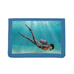 S.C.U.B.A. Diver Trifold Wallet