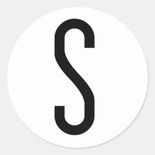 S CLASSIC ROUND STICKER