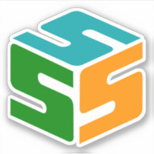 S-cubed Logo Sticker (3" x 3")