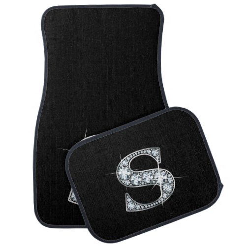 S Faux_Diamond Monogram Car Mat