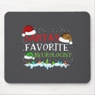 s Favorite Neurologist Fun Santa Fun Mouse Pad