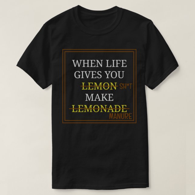 s Funny Motivational Quotes T-Shirt (Design Front)