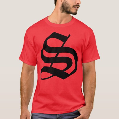 S Gothic Letter T_Shirt