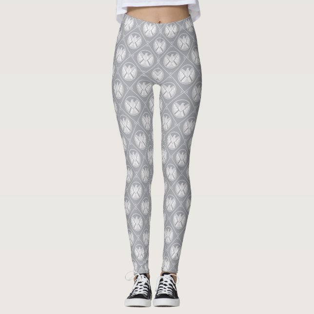 S.H.I.E.L.D. Geometric Pattern Leggings (Front)
