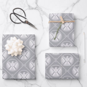 S.H.I.E.L.D. Geometric Pattern Wrapping Paper Sheets