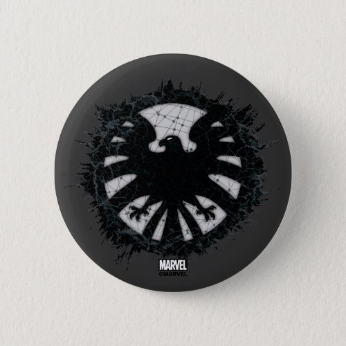 SHIELD Global Network Grunge Badge Button