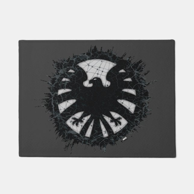 S.H.I.E.L.D. Global Network Grunge Badge Doormat (Front)