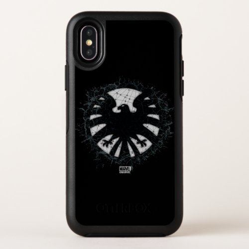 SHIELD Global Network Grunge Badge OtterBox Symmetry iPhone X Case