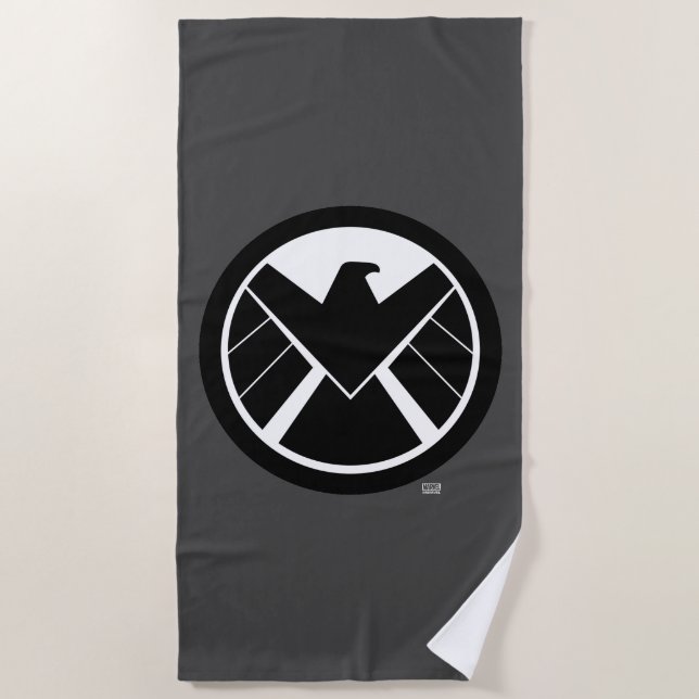 S.H.I.E.L.D Icon Beach Towel (Front)