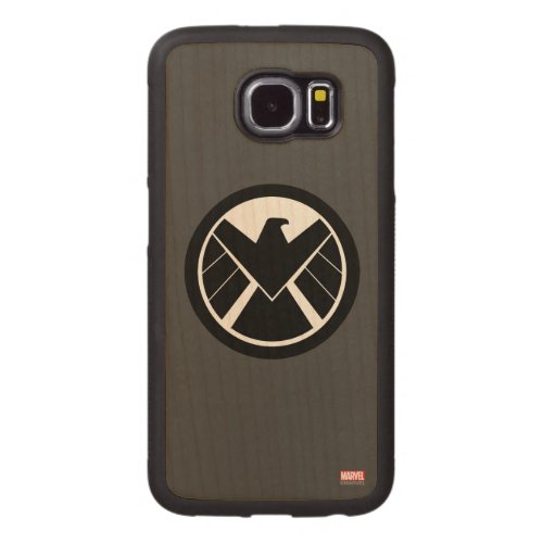 SHIELD Icon Carved Wood Samsung Galaxy S6 Case
