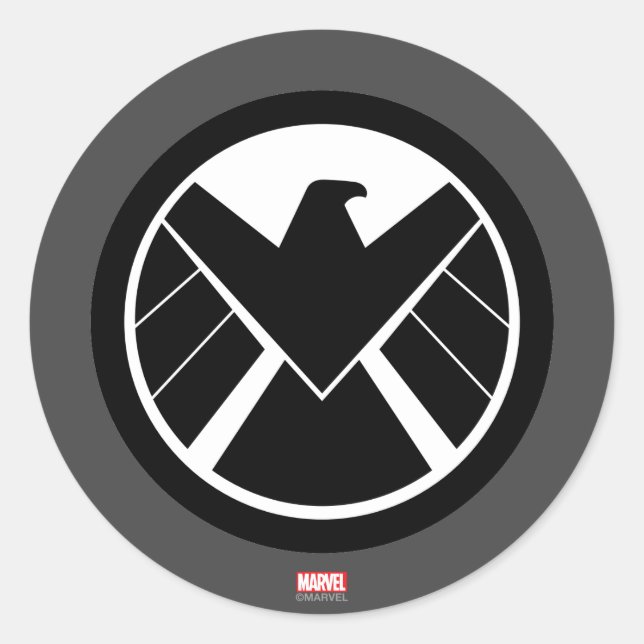S.H.I.E.L.D Icon Classic Round Sticker (Front)