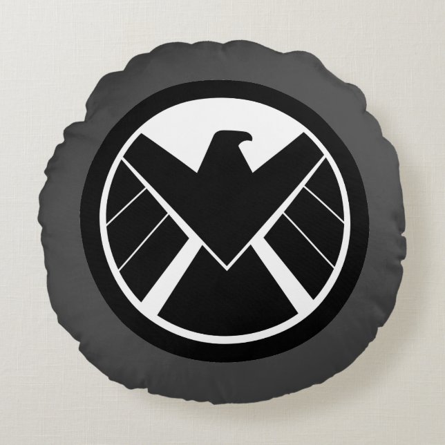 S.H.I.E.L.D Icon Round Pillow (Front)