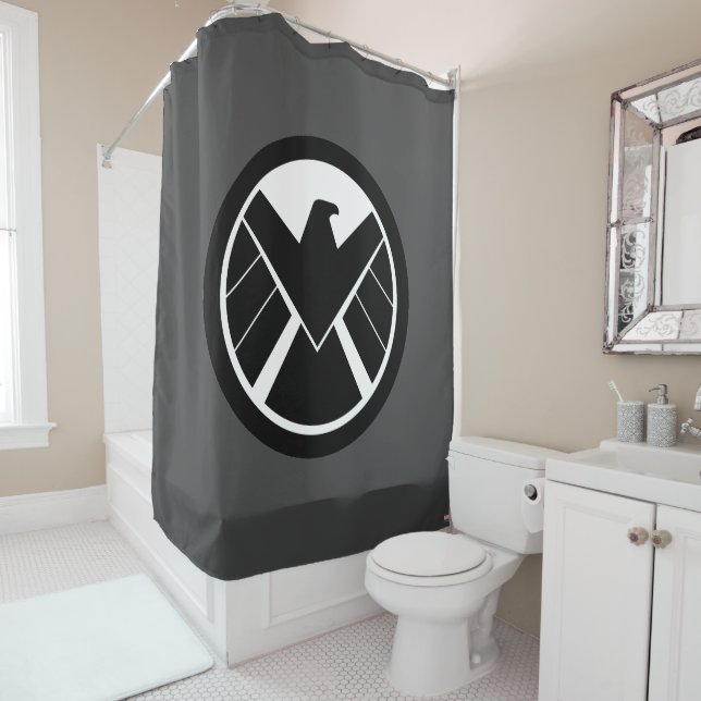 S.H.I.E.L.D Icon Shower Curtain (In Situ)