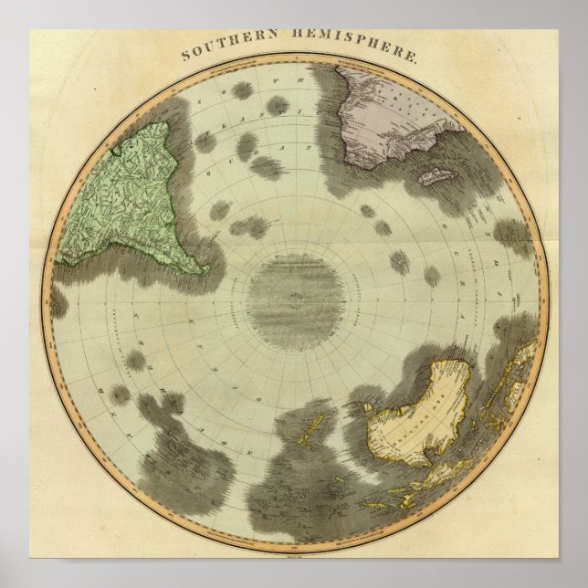 S Hemisphere Poster (Front)