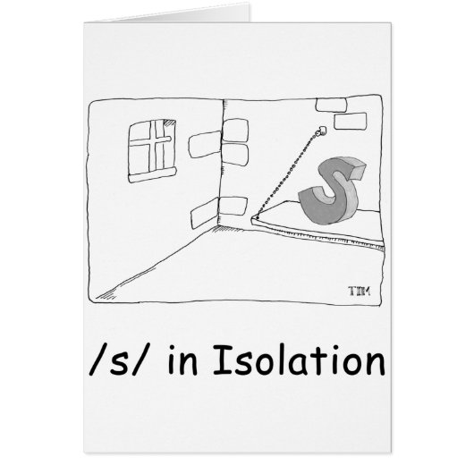 S in Isolation Cards (Front)